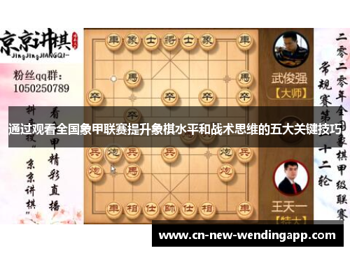 通过观看全国象甲联赛提升象棋水平和战术思维的五大关键技巧